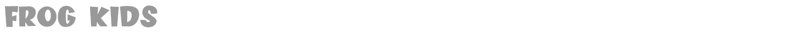 Frog Kids font preview